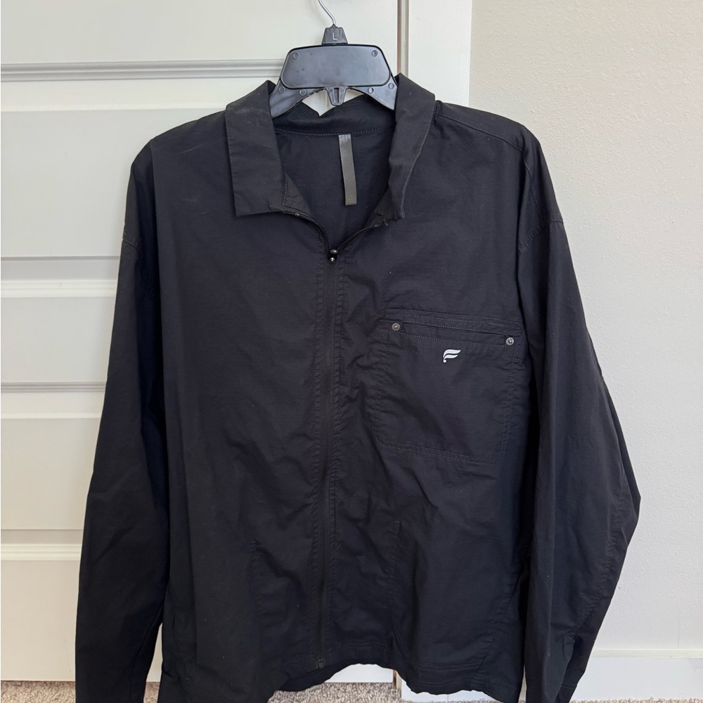 Fabletics Black Lightweight Shirt Jacket